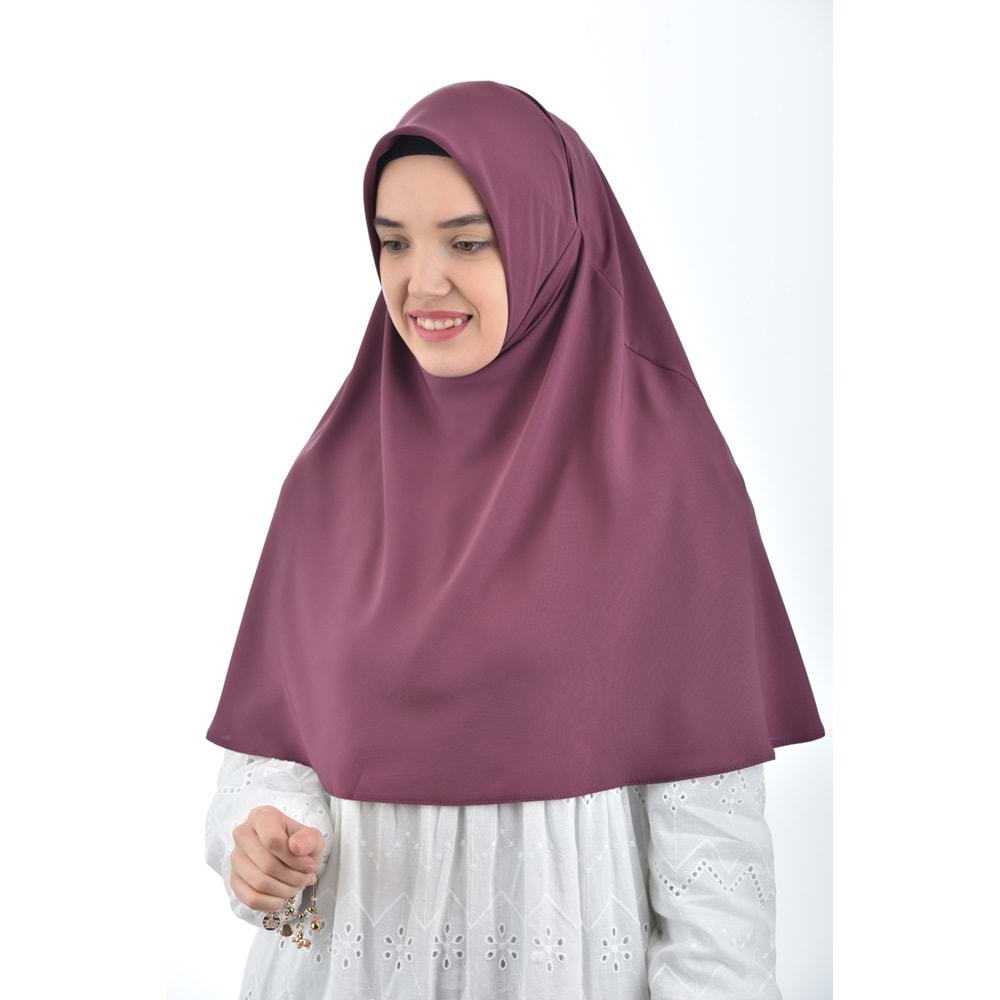 AKILLI BAĞCIKLI PEÇE EŞARP OVAL, GÜL KURUSU