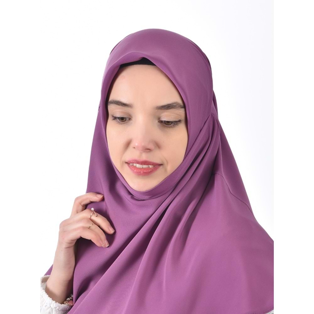 AKILLI BAĞCIKLI PEÇE EŞARP OVAL, AÇIK FUŞYA