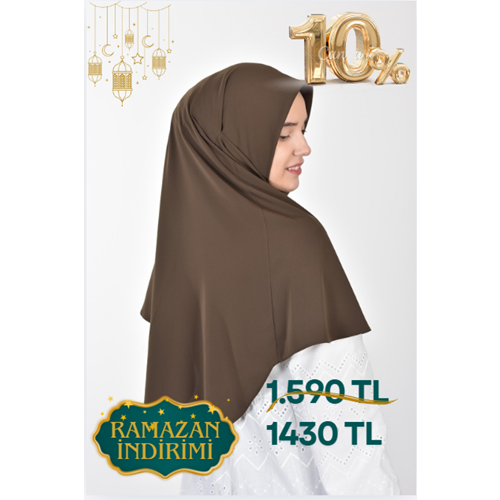 AKILLI BAĞCIKLI PEÇE EŞARP OVAL, HAKİ