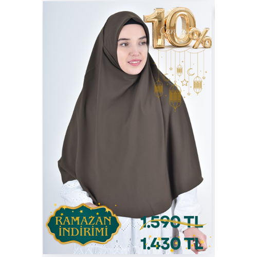 AKILLI BAĞCIKLI PEÇE EŞARP ARKASI ÜÇGEN, HAKİ