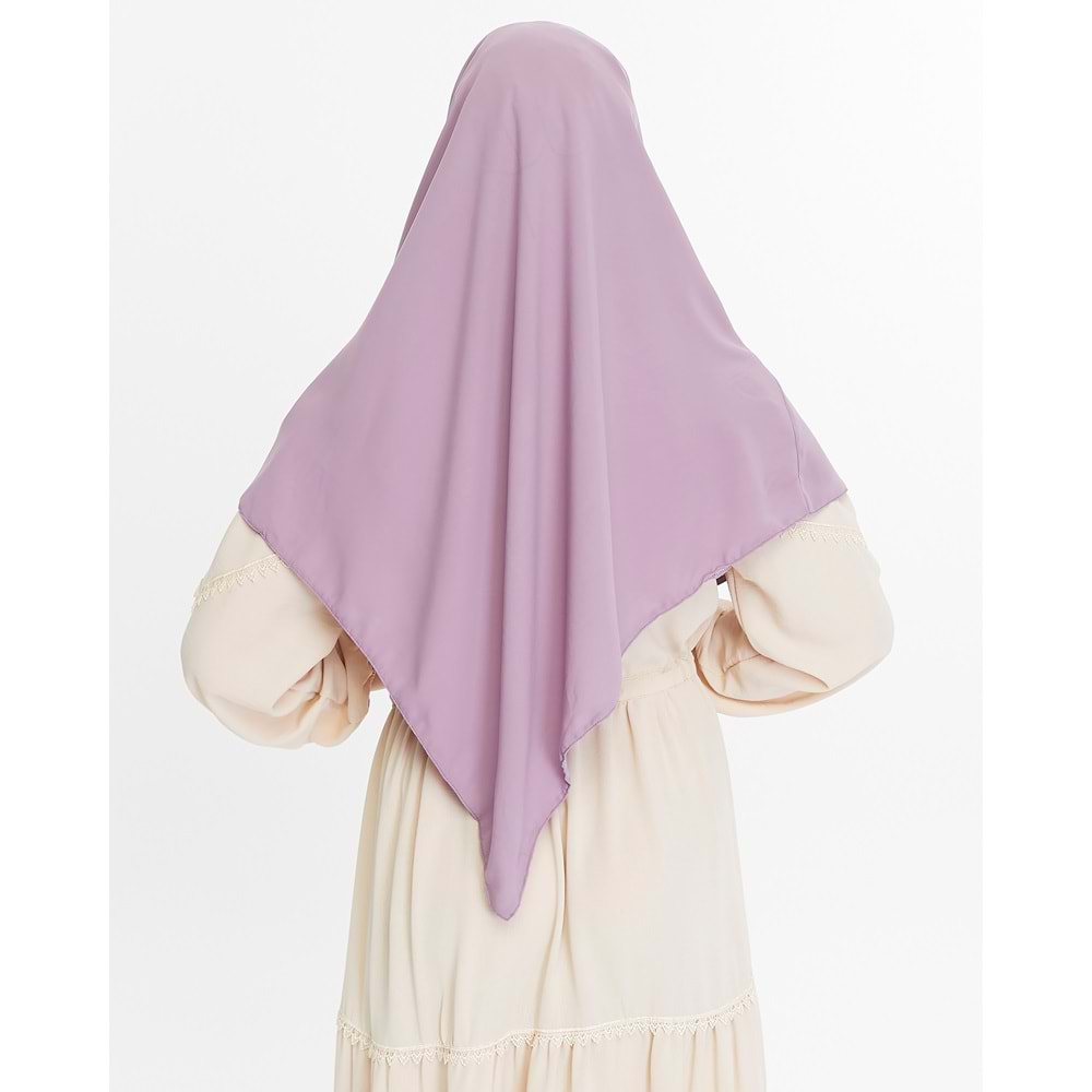 AKILLI BAĞCIKLI PEÇE EŞARP ARKASI ÜÇGEN, LİLA - HAYAL HANIM - M